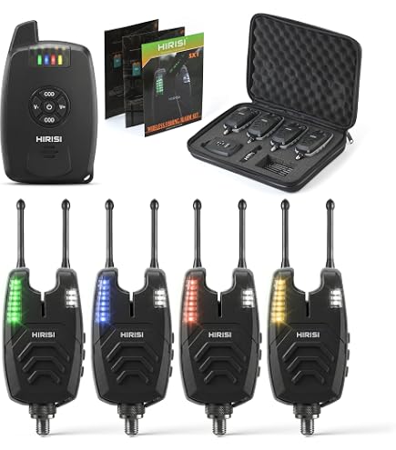 Set Allarme Pesca Fox Mini Micron X Bite - Scegli 2, 3 O 4 Aste Con Ricevitore