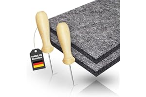 Jean-Philippe Dietz - 2 Prickeln Prickelset - Made in Germany - (Prickelnadel + Prickelfilz) | 20 x 14,5 x 1 cm