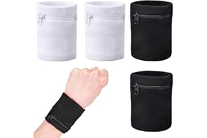 YITOBICI Bracelets de Sport, Bandeau Anti-Transpiration, Bandeau de Bras de Fitness, Bandeaux absorbants pour Poignets, pour Handball, Basket-Ball, Tennis, Gymnastique, Course à Pied