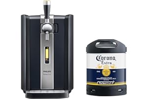PerfectDraft Phillips Machine Home Beer Cooler and Dispenser System HD 3720/25 and Corona Extra Keg