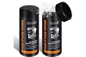 DUODUORENER Hair Styling Texturising Powder, 2PCS Hair Powder for Men and Women, Instantly Volumizing, Natural Look Mens Powder, Long-Lasting Hold, No Grease, Matte Finish for All Hair Types, 10g (2)