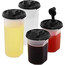 Contenitori Per Alimenti Trasparenti Con Coperchio - Conf. Da 2 - Ideali Per Pasta, Riso, Cereali E Organizzazione Cucina - Foto 2