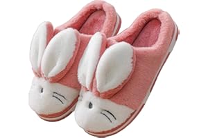 COZOZN Inverno Pantofole Caldo Peluche Pantofole da Casa Antiscivolo Morbido Pantofole Cartoon Home Scarpe per Bambina Bambino da Unicorno Coniglio