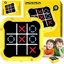 NMM Tic Tac Toe Electrónico | Consola de juegos portátil | Smart Games con 9 modos | Juego de secuencia | Juegos de viaje | Consola electrónica de juegos para niños NMM Tic Tac Toe Electrónico | Consola de juegos portátil | Smart Games con 9 modos | Juego de secuencia | Juegos de viaje | Consola electrónica de juegos para niños