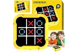 TCCYDM Electronic Tic-Tac-Toe Bolt Game, 3-in-1 Tic-Tac Mini, Digital Tic Tac Toe Game, Fidget Toy Board Games, Board Game, Family Portable Travel Games, Birthday Gifts for Children from 3 Years