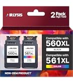 Pack 2 Cartouches Compatibles Canon PG-560/CL-561 XL - 123CONSOMMABLES, Neuves