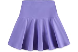 KIDDLETOWN Jupe de Tennis pour Fille avec Short Intérieur et Poches Jupe de Sport décontractée, évasée, plissée 3-8 Ans