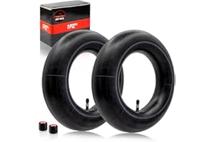 1PZ UK4-48B 2 Pack of 4.80/4.00-8 8" Inner Tube for 8 Inch Wheelbarrow Minibike Go Kart Mower Hand Truck Cart Trailer Trolley Tire Tyre with TR13 Straight Valve