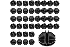 GVPOELR Connettori Cubo di Plastica, 40 Connettori in Plastica a cubo Metallico, Connettori per Scaffalature senza Bulloni, Nero Organizzatore Modulare Chiusura Fibbia Clip, per Stoccaggio cubi Scaffalatur