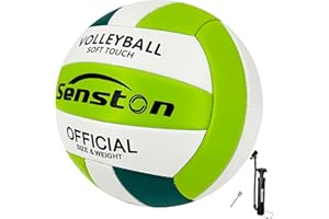 Senston Pallone Pallavolo Professionale Taglia 5, Palla da Pallavolo Per il Giardino, la Spiaggia e la Piscina