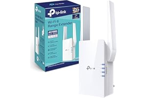 TP-Link Mesh WiFi 6 Booster, WiFi Repeater, Ultraxtend WiFi Range Extender with 1 Gigabit Port, 1800Mbps Internet Repeater, 5GHz, App Control Easy Setup, UK Plug (RE605X)