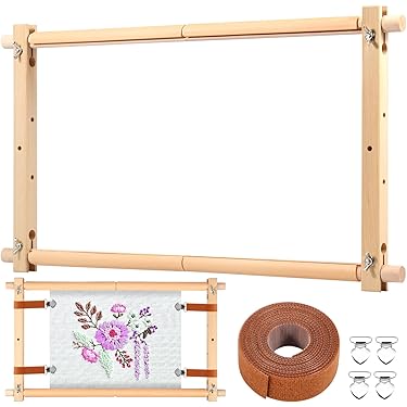 Borduurramen en standaarden, 360° rotatie kruissteekstandaard, houten borduurring, desktop ingebed borduurraam voor doe-het-zelf ambacht volwassenen moeder geschenken naaien Borduurramen en standaarden, 360° rotatie kruissteekstandaard, houten borduurring, desktop ingebed borduurraam voor doe-het-zelf ambacht volwassenen moeder geschenken naaien