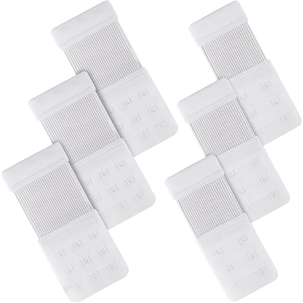 Lot De 3 Extensions De Soutien-gorge – Double Rallonge à Crochets, élasthanne Noir/blanc