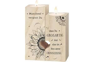 NIYEWSOR Geschenke für Frauen, Kerzenständer Geburtstagsgeschenk für Frauen, Beste Freundin Geschenke, Geschenke für Freundin, Frauen, Schwestern, Kollegen