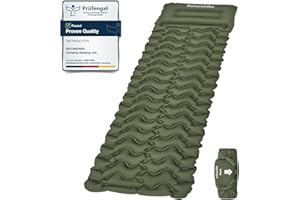 Naturehike Ultralekka nadmuchiwana karimata – pojedyncza mata do spania, poduszka powietrzna, kompaktowa i odporna na wilgoć, idealna na wędrówki z plecakiem i kemping