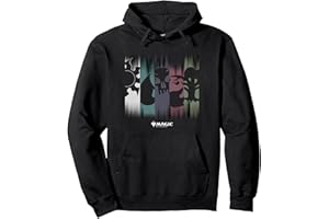 MAGIC THE GATHERING Magic: The Gathering Themed Colors & Symbol Panels Sweat à Capuche