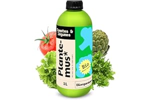 PLANTEMUS* PLANTEMUS Engrais BIOrganique Tomates et Légumes, Récoltes Abondantes, Fruits, Fraises, Agrumes, Oliviers, Fertilisant Liquide Nutrition Complète, 1 L