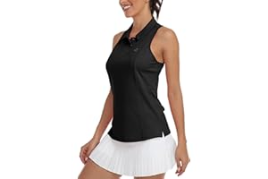 MoFiz Camiseta Tirantes Mujer Polo Sin Mangas Tanktops Ddeportivos T Shirt Golf Tops