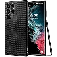 Spigen Cover Liquid Air Compatibile con Samsung Galaxy S22 Ultra 5G - Nero opaco