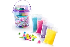 Canal Toys- So Baril Géant Fidget Bucket-1 kg de Slime 4 Couleurs avec Jouets Déstressants-Loisirs Créatifs pour Enfant, CCC 017
