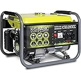 KSB 2800C - Generatore di corrente, 6,5 CV, motore a benzina a 4 tempi, in rame, regolatore di tensione automatico (AVR), 280
