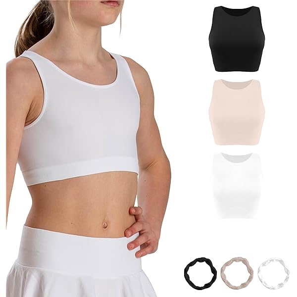 Crop Top Con Paillettes Per Bambina | Danza, Ginnastica, Pattinaggio | Senza Maniche Con Zip - Foto 7