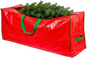 SHATCHI Christmas Tree Storage Bag - Stores Up To 9 Foot Disassembled Artificial Xmas Tree, Durable Waterproof Material Zippered Storage Container with Carry Handles
