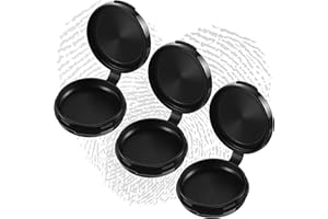 TLIDFGEO Finger Ink Pad, 3 PCS Stamp Ink Pad ​Black Thumbprint Ink Pad Fingerprint Ink Pad Professional Quick-Drying Erasable Ink Pad with Clear Impressions Inkless for Office, School, Bank, Document, Contract