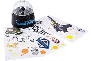 Paladone Set de Luces de Proyección y Vinilos de Pared de Buzz Lightyear, Merchandising con Licencia Oficial