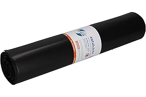 Sacchi della spazzatura DEISS PREMIUM PLUS nero, 120 litri, 700 x 1100 mm