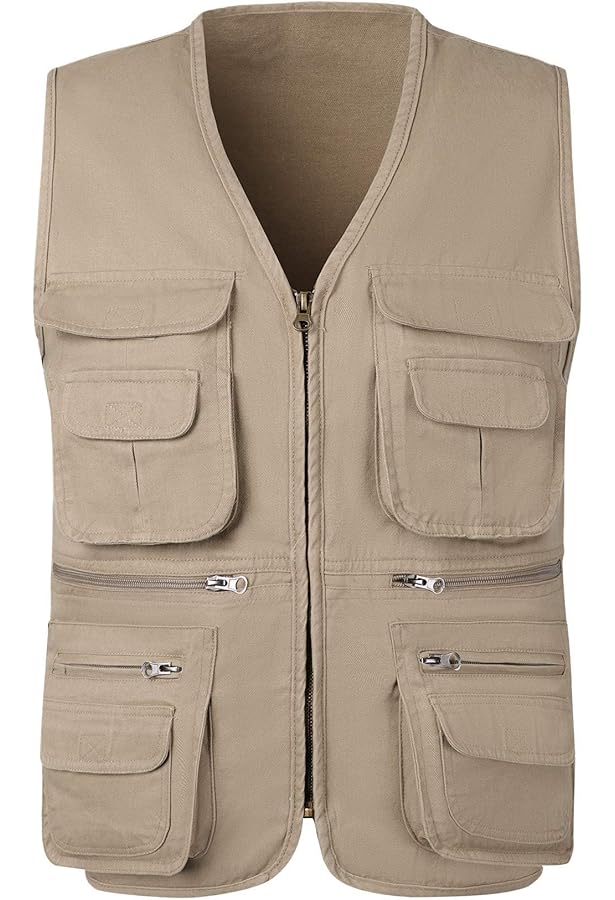Gilet De Chasse ExOfficio Homme Taille M – Beige (Tan) Ultralite – Pour Oiseaux Et Photo