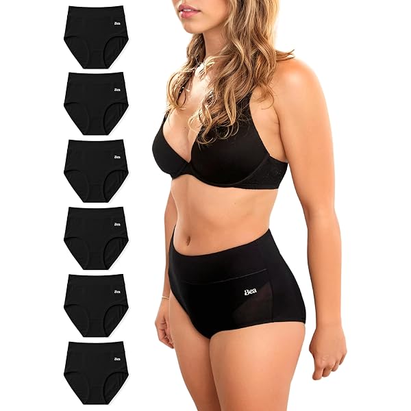 Bea Lot De 7 Culottes En Bambou Ultra-Douces Pour Femme - Confort Respirant