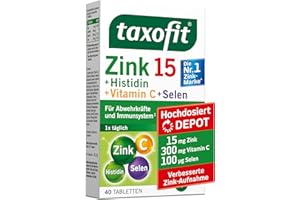 ‎TAXOFIT Taxofit Zink plus Histidin und Vitamin C, 40 Tabletten, 34,6 g