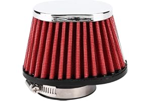YMIKO Motorradklemme am Luftfilter Pilzkopf Motorluftfilter Konischer Motorluftfilter mit hohem Durchfluss Passend für Honda Suzuki Kawasaki 51 mm 55 mm 60 mm(51MM)