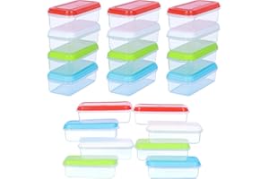 ARSUK Babybrei Frischhaltedosen Behälter 250ml, Klein Einfrieren mit Deckel - Snack-Boxen, Beikost Baby Zubehör, Auslaufsicher Spülmaschinen- Mikrowellen und Gefrierfachgeeignet, BPA-frei Plastikdosen