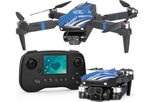 TTROARDS TT19LCD Dron con Cámara 4K, Mini Drone con 2,8 Pulgadas Pantalla LCD, Motor Sin Escobillas, Evitación Obstáculos 270°, Posicionamiento Óptico por Flujo, FPV Drone para Adultos Principiantes