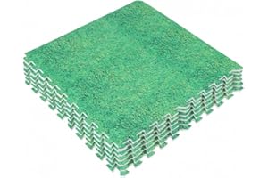 GORILLA SPORTS® Tapis de Protection Fitness Puzzle - 8 Dalles, 60x60 cm, Épais 12 mm, Antidérapant, Mousse EVA, en Couleurs - Tapis de Sol, Matelas pour Salle de Sport, Exercice, Garage, Gym, Piscine