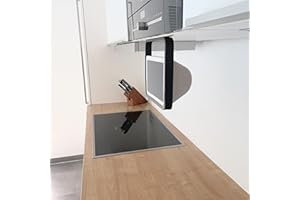 Nubsi Küchen Halterung passend für Amazon Echo Show 8 (1. und 2. Generation) (Schwarz)