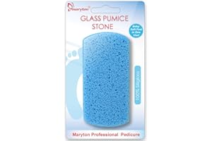 Maryton Pumice Stone for Feet, 100% Siliglass Double Sided Pedicure Tools, Callus Remover, Exfoliates & Smooths Skin