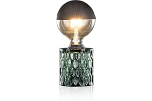 PAULMANN Pauleen 480.23 48023 Crystal Magic Max. 20W luminaire à Poser E27 Lampe de Chevet Vert 230 V Verre sans Ampoule