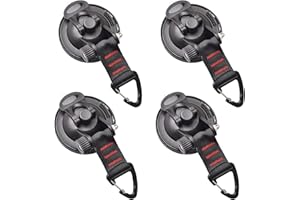 Cyleibe Stück Saugnapf Anker Multifunktionales Auto Saughaken Set Camping Plane Zubehör Saugnapf mit Befestigung Wohnwagen Haushalt Werkstatt Saugnapf Befestigungshaken