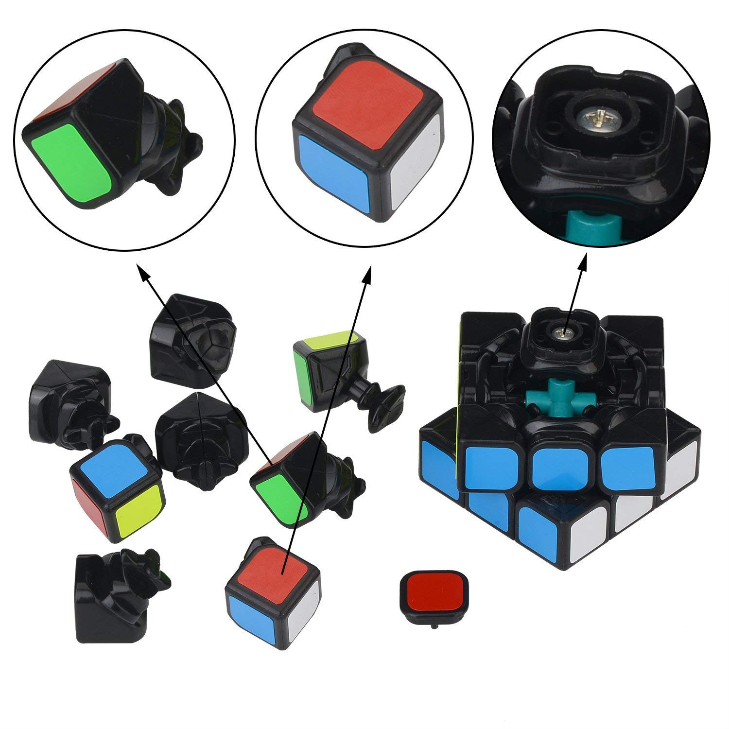 Roxenda Moyu Aolong Profesional Cubo Mágico 3x3x3 Puzzle Cubo de la Velocidad V2 Juguetes clásicos - Imagen 9