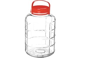 KADAX Tarro para pepinos con tapa, tarro de conserva, botella hermética, frasco de cristal universal, tarro de almacenamiento para pepinos (16 L)