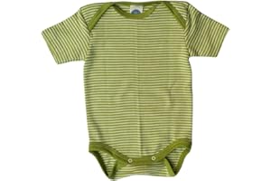 Cosilana, Baby Body Kurzarm, 70% Wolle, 30% Seide