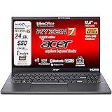 Acer Notebook portatile, Ryzen 7 5825u 8 CORE, RAM 24Gb, SSD da 1 TERA, Display 15,6" Full HD, tastiera retroilluminata, 4 us