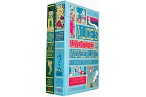 The Wonderful Wizard of Oz By L. Frank Baum & Alice's Adventures in Wonderland By Lewis Carroll (MinaLima Edition) 2 Books Collection Set