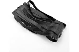 XINGRUN Bandes Élastiques Noires 20 * 1CM - Ensemble de 20 Grandes Bandes Épaisses en Caoutchouc pour Poubelle - Résistantes pour Maison, Bureau, École