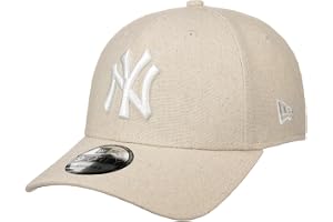 New Era 9Forty Linen NY Yankees KepsEra Damer/Herrar - curved brim cap basebollkeps Metallklämma, med skärm, skärm Vår-sommar