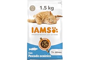 IAMS Sucha karma dla kotów z rybą – sucha karma dla kotów w wieku 1-6 lat, 1,5 kg