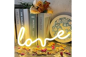 UExnkj-Y Love Enseignes à Led,Amour Néon Enseignes à Led Amour Alimenté Par Batterie ou Usb Pour Les Néons de DéCoration de FêTe de NoëL